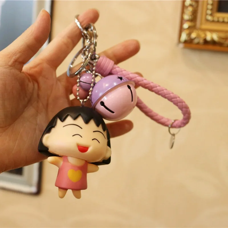 Cartoon Creative Crayon Doll Keychain Small Balls Cute Car Key Chain Bag Men And Women Pendant Ceremony