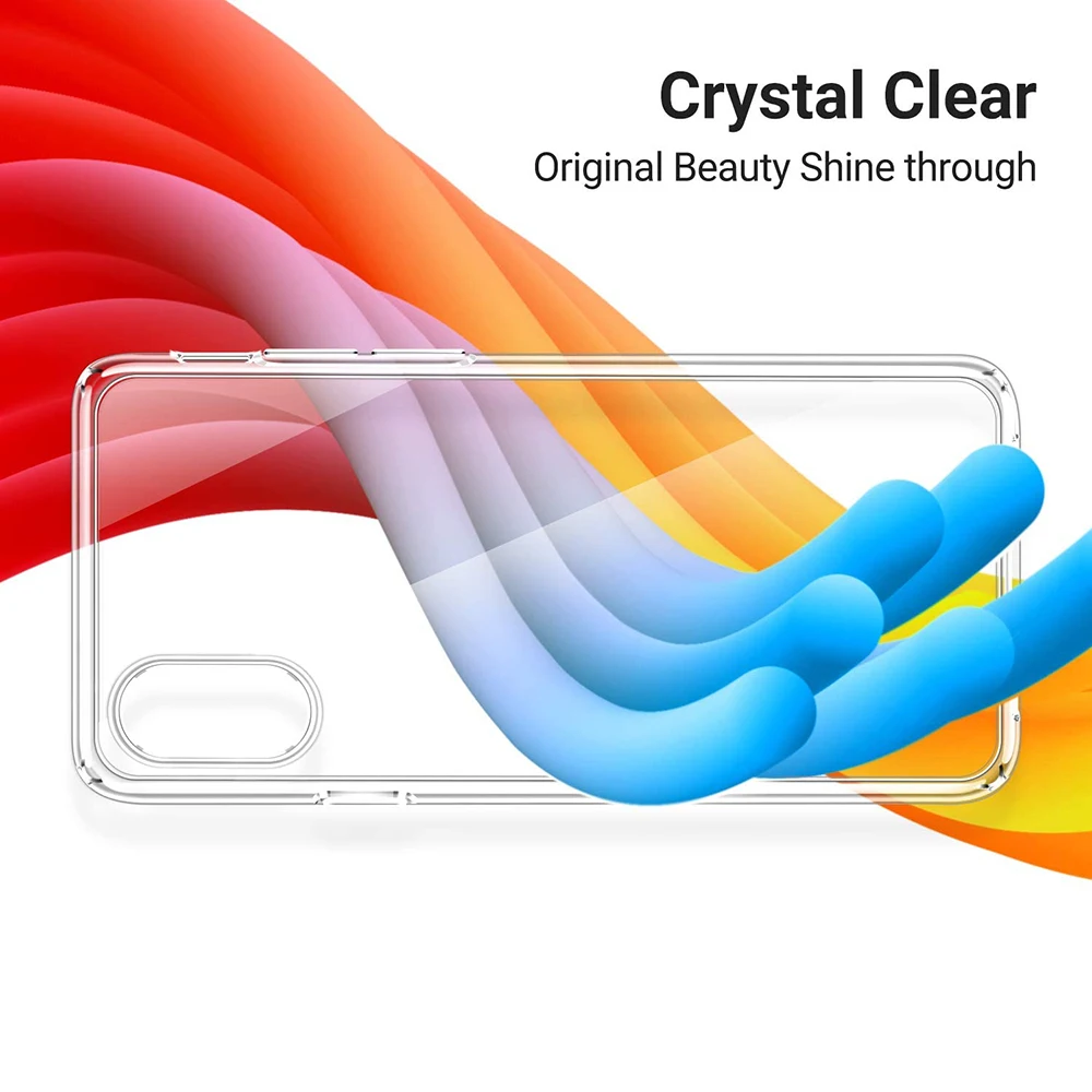 Original Clear Soft Phone Case For Iphone X Xs Max Xr Transparent Silicone Soft Full Back Cover Shell For Iphone 10 phone case iphone case