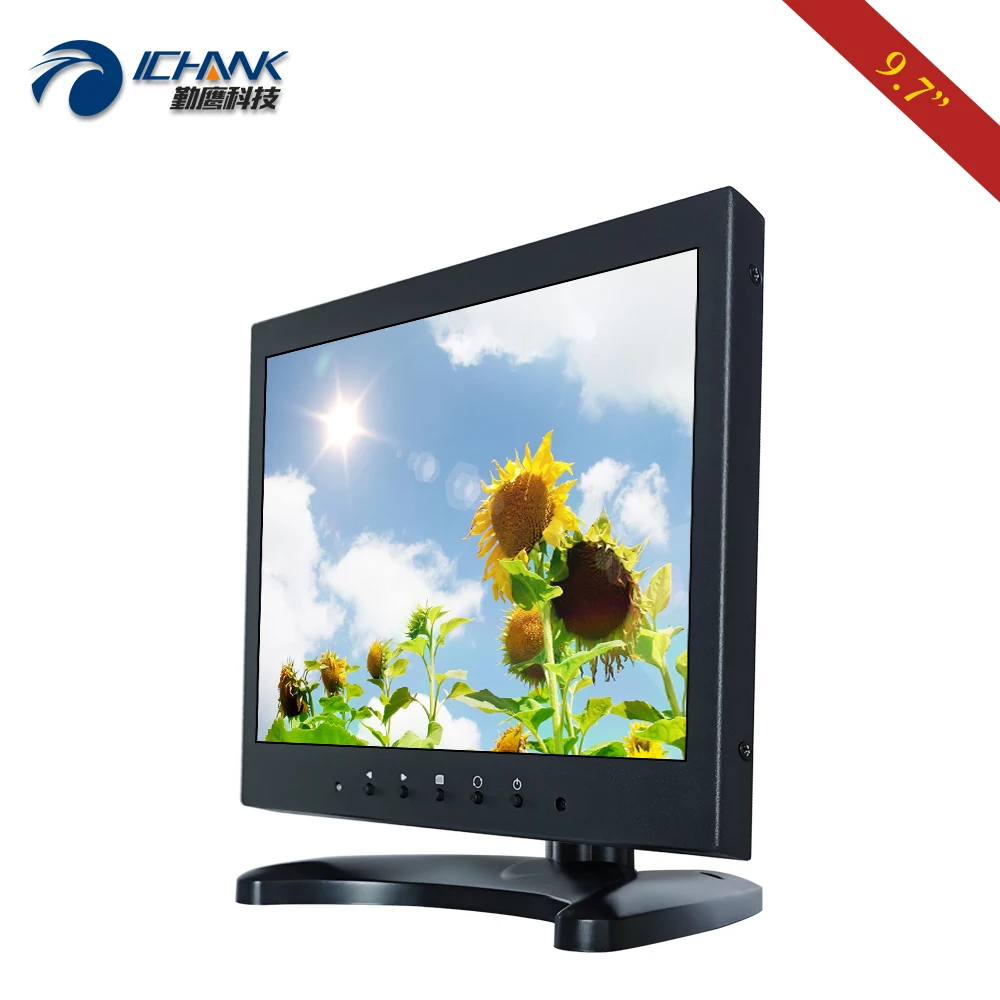   USB U ũ  ÷̾ B097TN-ABHUV, 9.7 10 ÷, 1024x768 4:3 Ǯ IPS LCD ũ, AV BNC HDMI Է VGA