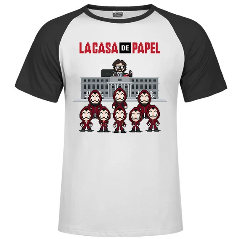 2020The House Of paper, футболка, женская футболка с Money Heist, La Casa De Papel, забавный Топ, футболка, модная новая одежда, футболка, женская летняя одежда