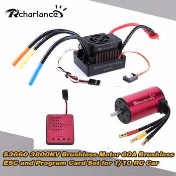

Sensor 3800 Kv S3660 80a Esc Broomless And Program Card Game 1/10 Rc Truck Motorized Flight Controller No Remote Control Broom