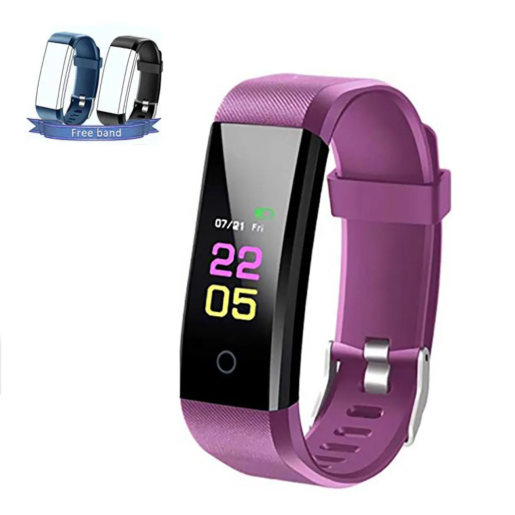 Смарт-Браслет Smartwatch для спорта монитор для сна и фитнеса Счетчик калорий Часы с шагомером для детей женщин мужчин FW4