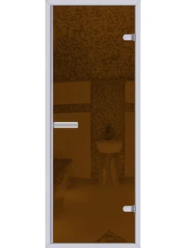 

Door for Turkish bath акма хаммам 7 х19 (bronze, 8mm, box aluminum, item No. 271)