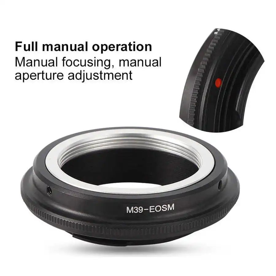 FOTGA переходное кольцо объектива подходит для M39 Крепление Canon EOSM беззеркального
