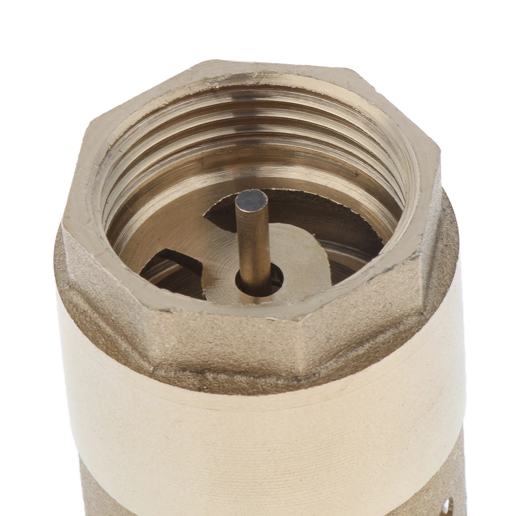Brass Foot Valve Check Valve With Holes Strainer Filter DN25 1 Inch Installed at a pump or at the bottom of a pipe line