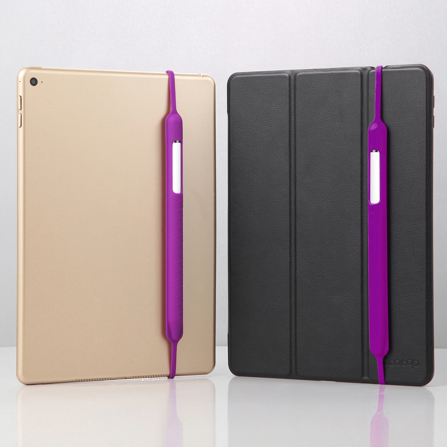 Силиконовый защитный чехол держатель с эластичным ремешком для Apple Pencil iPencil 1 2