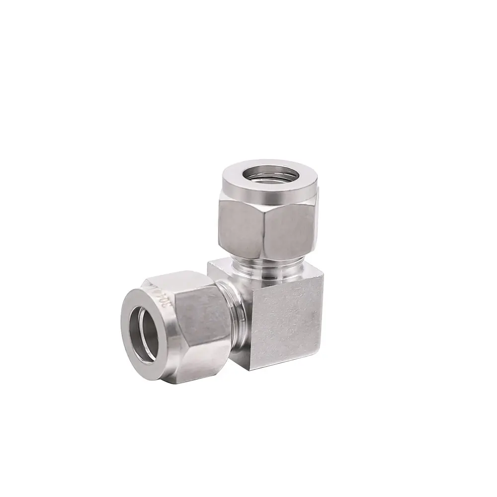 

1pcs Quick Connectors 3-12mm 1/8'' 1/4'' 3/8'' 1/2'' OD Inch Tube Pipe Elbow Compression Tap Fittings Stainless Steel SS 304 Lok