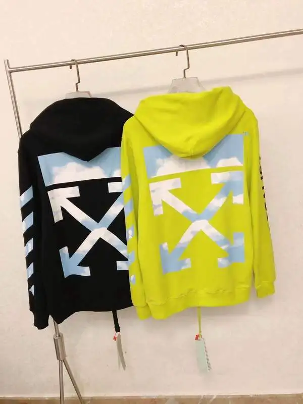 Толстовка с принтом синего неба и стрелы Off-white limited