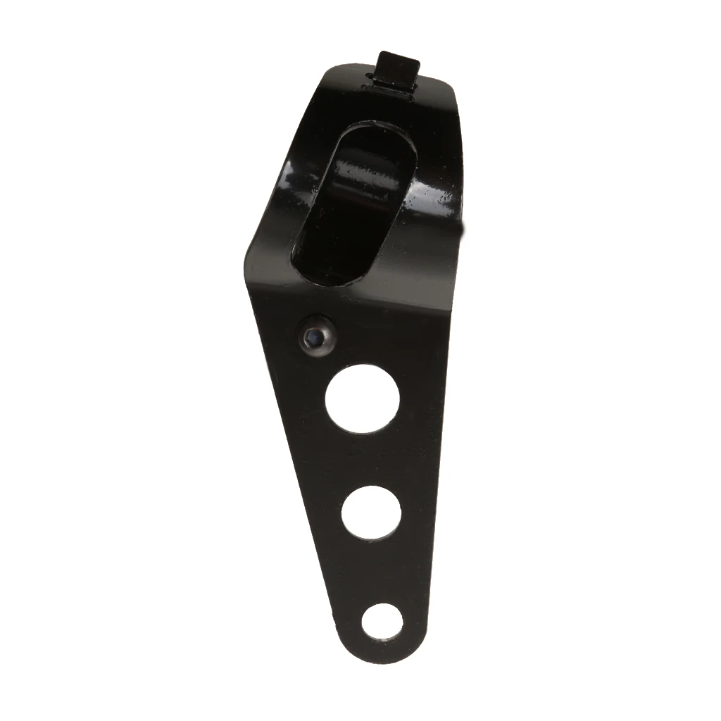 Motorcycle Flat Black Head Light Bracket Mount Cafe Racer Ear 31mm-43mm Fit for Honda Kawasaki Suzuki Yamaha