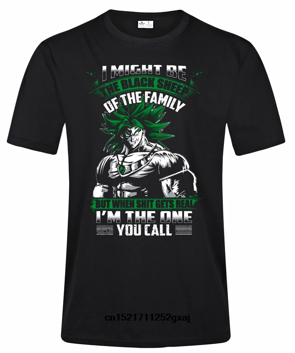 Мужская футболка с надписью I Might Be The Black Sheep of family черные футболки графическим