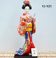 Myblue 30 см kawaii ручная работа кимоно японской гейши кукла