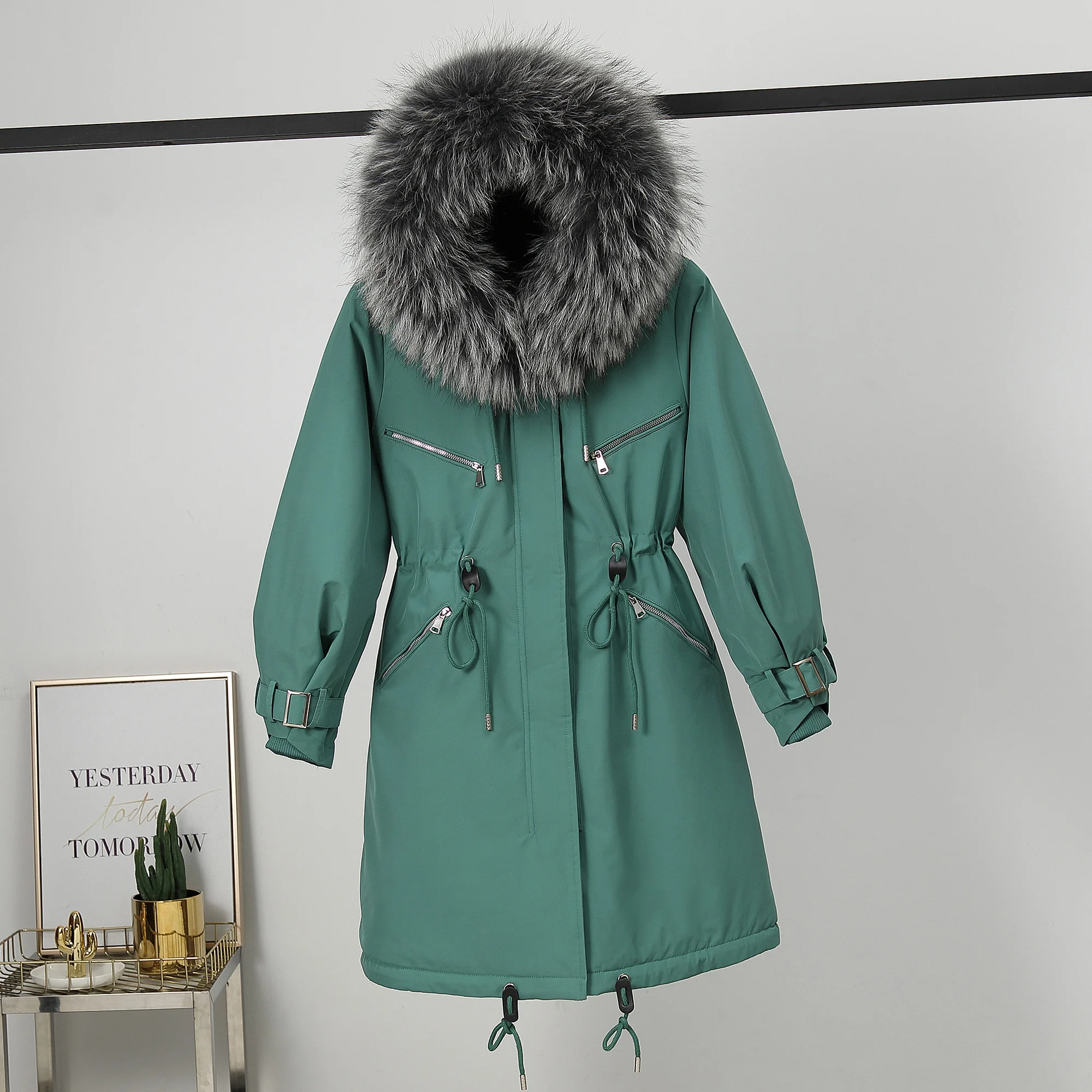 Зимние женские парки X-long Plus sizeM-3XL, пальто, утолщенные супер теплые женские куртки с большим меховым воротником, повседневная верхняя одежда, парки, пальто