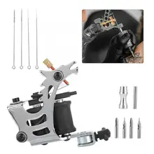 Тату машины Liner Shader с татуировочной машиной, Иглы для татуировки, гаечные ключи, наконечники для игл, набор аксессуаров для ручек Перманентный макияж