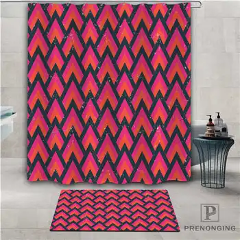 

Custom Decorative pattern (1) Waterproof Shower Curtain Doormat Home Bath Bathroom Polyester Fabric Multi Sizes#2019-01-12-236