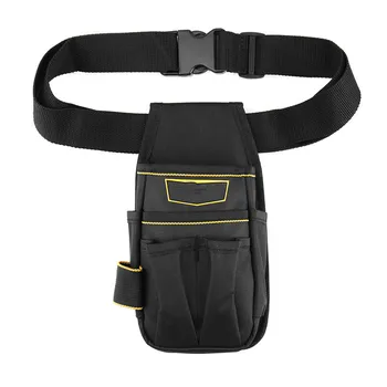 

Electrician Tool Waist Bag Hammer Wrench Maintenance Pouch Bag Drill Hammer Storage Tool Bag With Adjustable Belt
