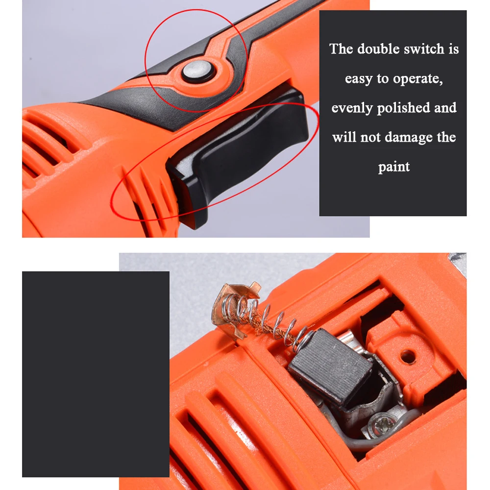 1580W 220V Adjustable Speed Car polishing machine Electric cars Polisher Waxing Machine Automobile Furniture Polishing Tools