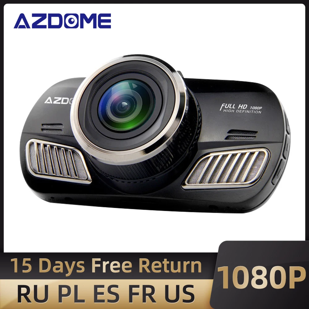 Видеорегистратор AZDOME M11 3 дюйма 2.5D IPS экран HD 1080P двойной объектив