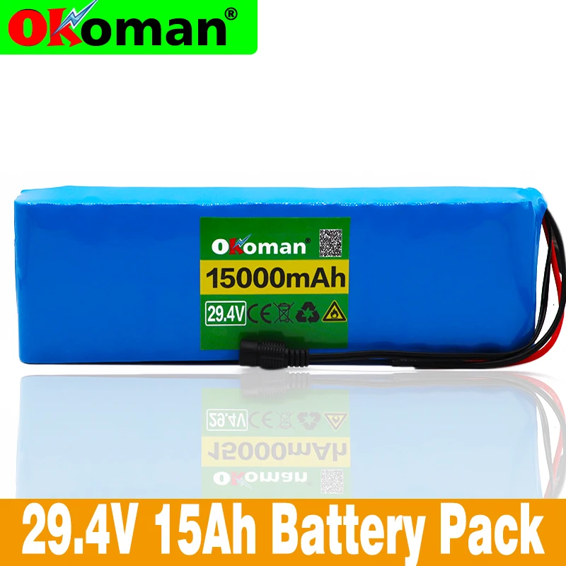 Оригинальный 7S4P 24v литий-ионный аккумулятор 29 4 v 15Ah мотор для электрического