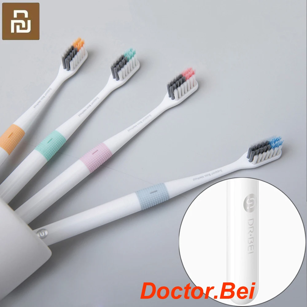 Youpin Doctor Bei Tooth Mi Bass метод Sandwish Улучшенная щетка проволока 4 цвета включая дорожную