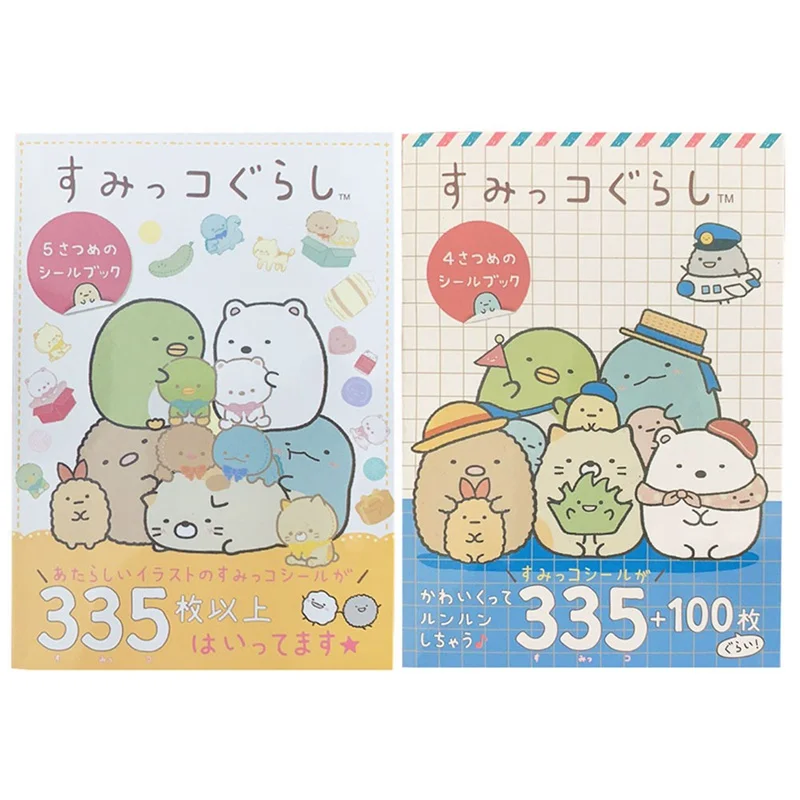 New 335 Pcs/pack Kawaii Sumikko Gurashi Book Journal Decorative Stickers Scrapbooking Stick Label Diary Stationery Stickers