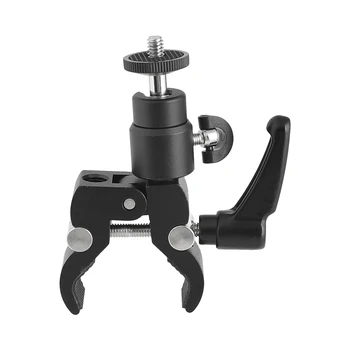 

Kayulin Small Super Clamp Crab With 1/4"-20 Mini Ball Head For LCD screen Monitor photographic equipment