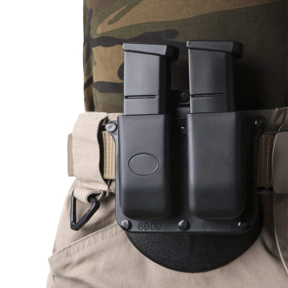 

Tactical Magazine Pouch Case 6900 Paddle Style for Glock 9mm .40 Cal Mags Holster 6909 Fit For M92 Airsoft Waist Clip Holder