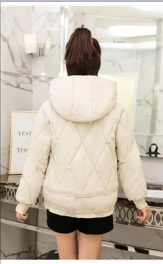 Женский жилет hiver coton remburré col de fourrure A capuche hiver manteau Femmes parka Sustans vlects d'ext erieur pour