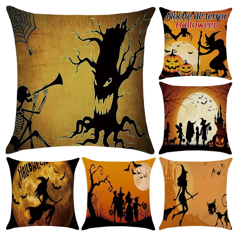 Подушка с изображением тыквы наволочка подушка на Хэллоуин чехлы новые мечты
