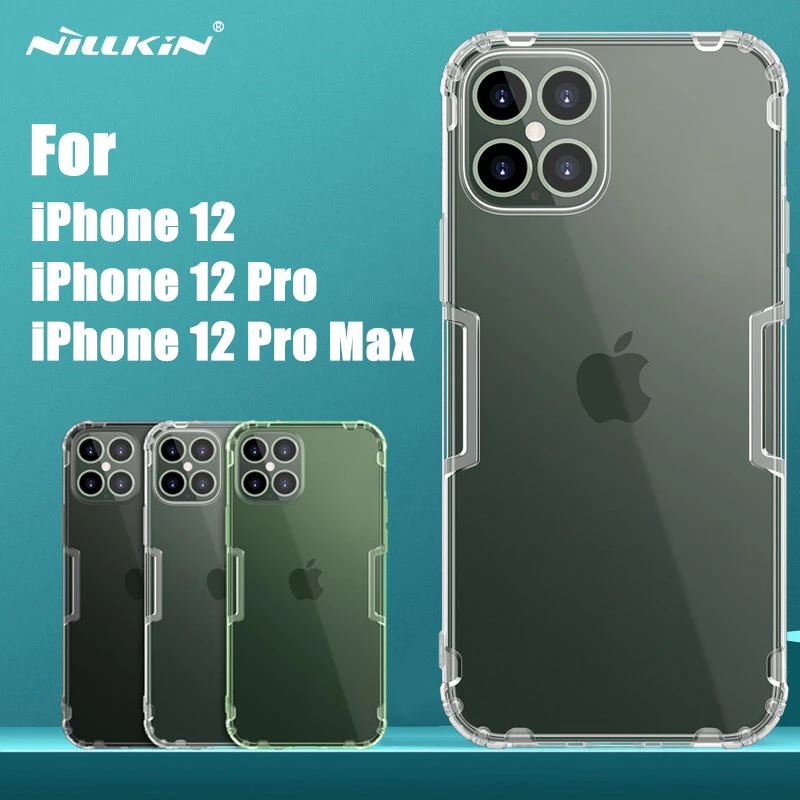 Case for iPhone 12 NILLKIN Nature TPU Transparent Soft Back Cover Case for iPhone 12 Pro Max lifeproof case iphone 8 More Apple Devices