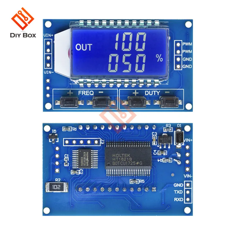 3,3 V-30 V генератор сигналов PWM частота импульсов рабочий цикл регулируемый модуль ЖК-дисплей Дисплей 1Hz-150Khz ШИМ плата Модуль гибкий кабель