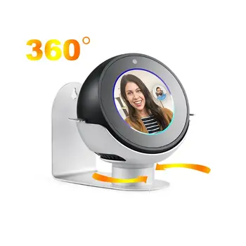 

Aluminum Alloy Wall Mount Bracket 360 Degree Stand Holder for Echo Spot Speaker