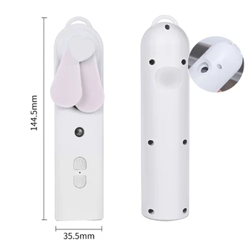 

USB Rechargeable Portable Nano Spray Humidifier Sprayer Water Replenishing Meter Sprayer Facial Water Inhalation Atomizer 2 In 1