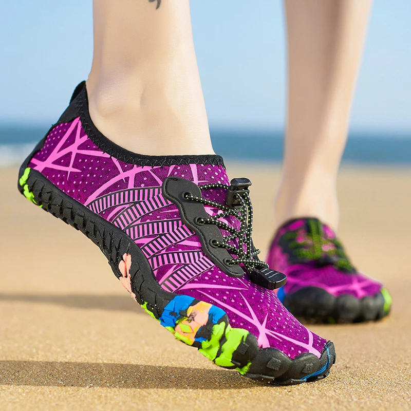 Zapatillas de agua para hombre y mujer, zapatos transpirables natación al libre, zapatos deportivos de secado rápido, sandalias de playa para vadear - AliExpress Deportes y entretenimiento