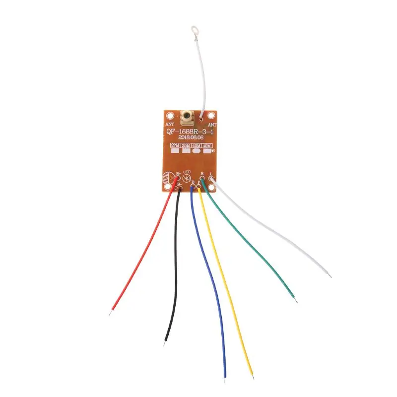 4CH RC пульт дистанционного управления 27 МГц схема PCB передатчик и приемник плата с антенной радио системы для автомобиля грузовик игрушка