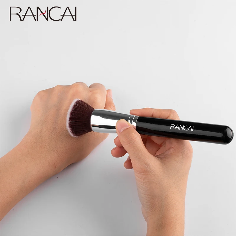 Makeup Brush Flat Top Kabuki Foundation Brush  for Liquid Cream and Powder Contour Buffing Blending Concealer  Face Brush 5