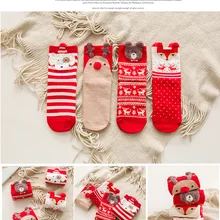 Рождественские носки из шерсти с покемонами; женские носки из бамбука; chaussette femme calcetines mujer divertido calzini natale; осенние носки