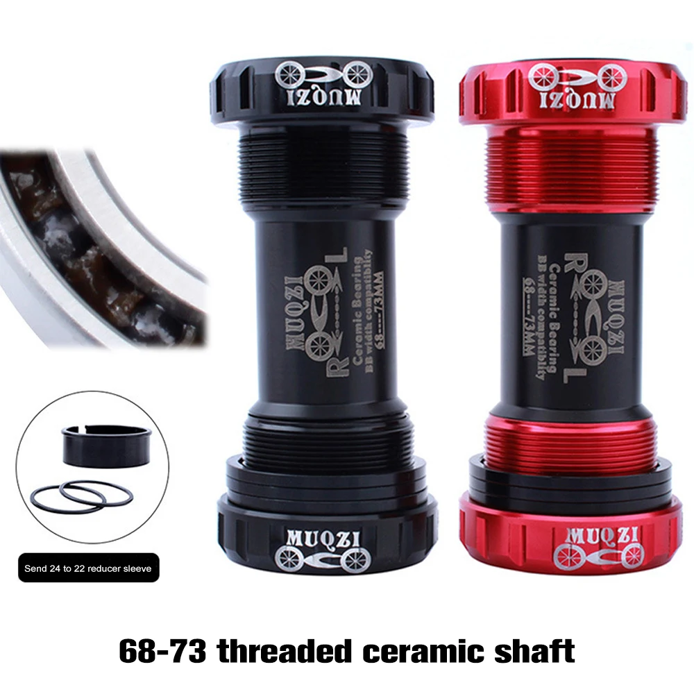Ceramic Peilin Axis Bottom Bracket MTB Road Mountain Bike Bicycle Bottom Brackets 68/73 BB Screw/Thread Type Bottom Bracket