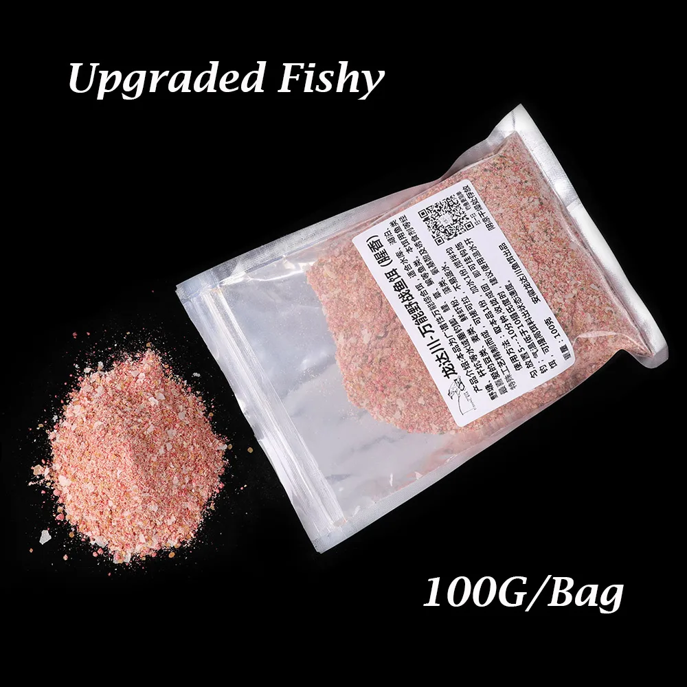 Upgraded Fishy 100 г/пакет, приманка для рыбной ловли, карась и карп, предпочтительный основной ингредиент, растительный Белковый порошок, приманка для рыбной ловли на выбор - Цвет: Upgraded Fishy