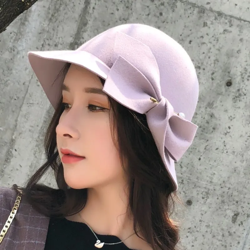 light purple Высококачественная кубическая женская шапка ультратонкая шерстяная шапка для животного - Цвет: light purple