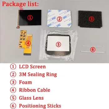 

for GBA Backlight LCD Screen 10 Levels Brightness LCD V2 Screen For GBA Console