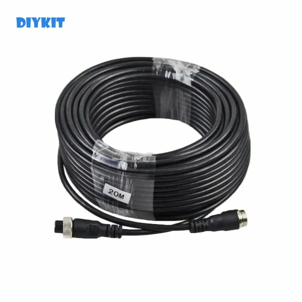 Diykit 20 м 66 Средства ухода за кожей стоп Водонепроницаемый 4PIN Инструменты для наращивания волос удлинитель видео/Сигнальный кабель для