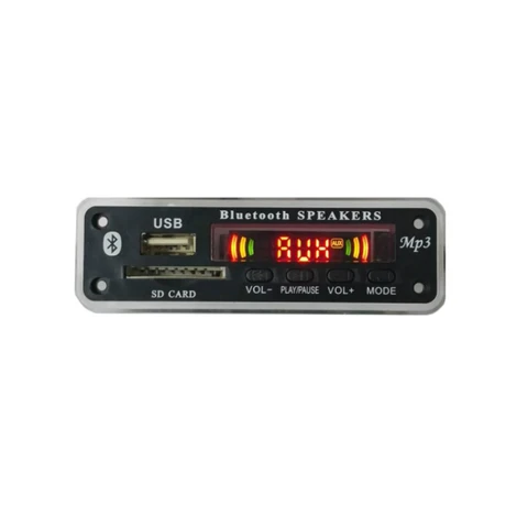 Car USB Bluetooth V5.0 MP3 Player Integrated 12V MP3 Decoder Board Module Remote Control USB FM Aux Radio