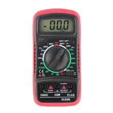 Ensino experimental trabalho atual detecção multímetro handheld lcd multímetro digital 3 1/2 voltímetro ohmmeter # g30