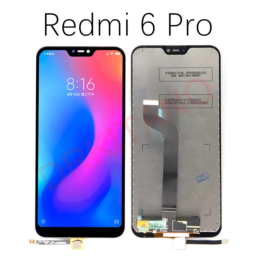 Для Xiaomi Redmi Note 6 Pro ЖК-дисплей сенсорный экран Note6 Pro дисплей для Xiaomi Redmi 6 Pro ЖК 6 6A Замена ЖК-экрана