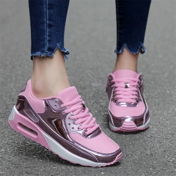 

Jennifer Women Air Cushion max Running Shoes Men Nonslip Sports Shoes Chaussures Couple Black Breathable Sneakers for women