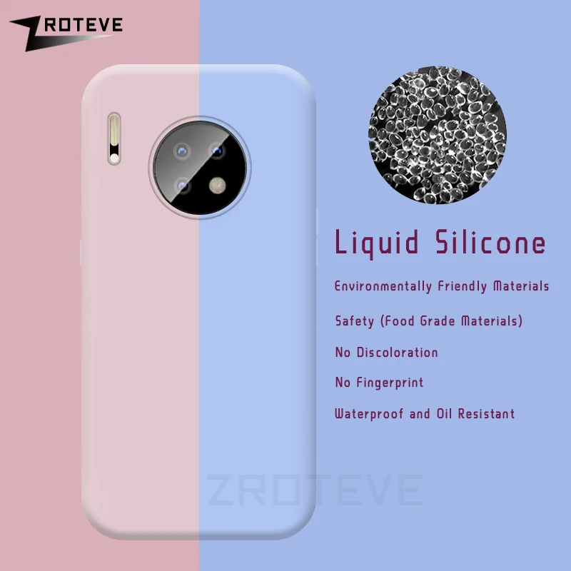 Mate 30 Pro Чехол ZROTEVE жидкий силиконовый чехол для huawei mate 30 Lite чехол mate 30 мягкий чехол для huawei mate 20 Pro Lite X Чехол