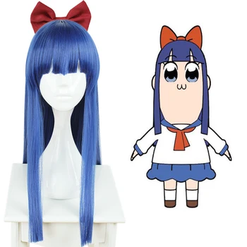 

Anime POP TEAM EPIC Cosplay Wigs Pipimi Cosplay Wig Heat Resistant Synthetic Wig Hair Halloween Carnival Party Poputepipikku Wig