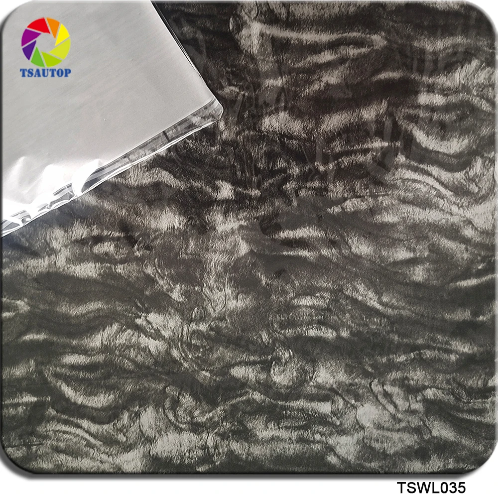 Free Shipping 0.5mx2m/10m/20m WPT Art Wood Grain Silver Base Aqua Dip Graphics Liquid Transfer Film WDF035