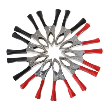 

10pcs 30A Alligator Clips Battery Test Lead Clamp Crocodile Clip 70mm