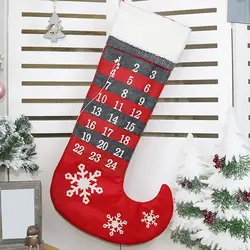 24 дня новейший Войлок Рождественская елка украшения Advent календарь набор креативный носок календарь Рождественский Декор